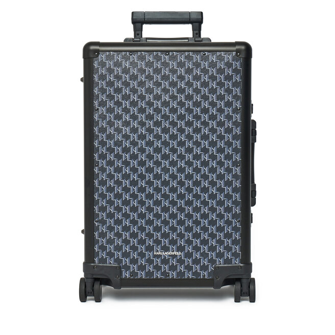 Walizka kabinowa KARL LAGERFELD Voyage A1M30482 Granatowy