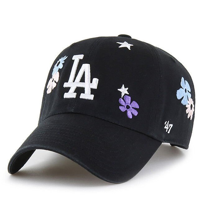 Czapka z daszkiem 47 Brand MLB Los Angeles Dodgers B-FLRAC12GWS Czarny