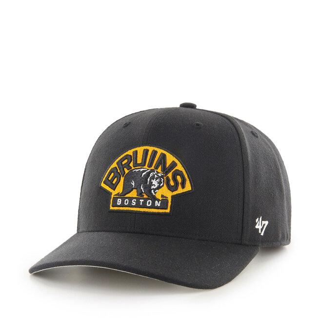 Czapka z daszkiem 47 Brand NHL Boston Bruins H-CLZOE01WBP Czarny