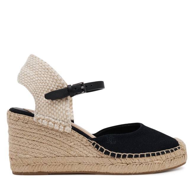 Espadryle LAUREN RALPH LAUREN Robby 802961836001 Czarny