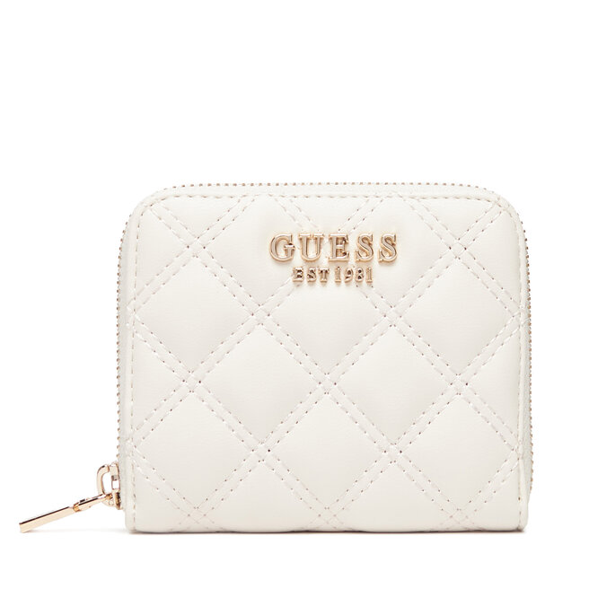 Mały Portfel Damski Guess Giully II Slg SWQG96 73137 Biały