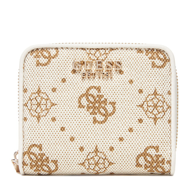 Mały Portfel Damski Guess Neda Slg SWCP96 54137 Beżowy