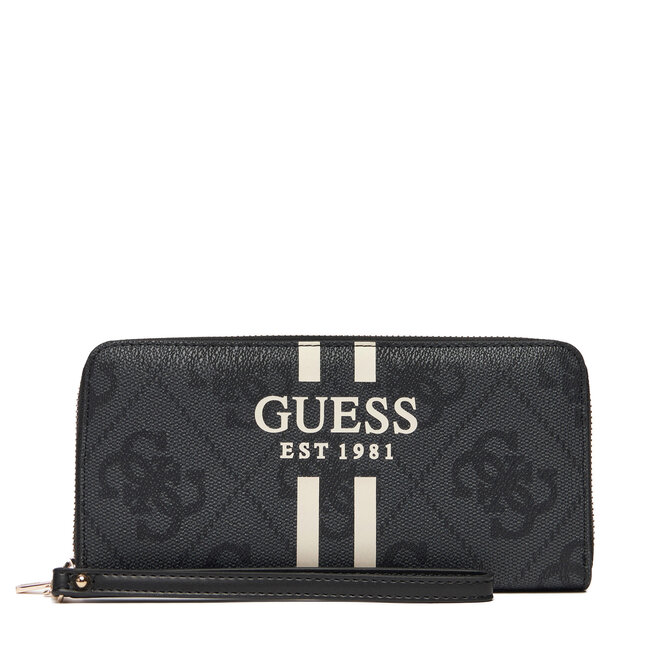 Duży Portfel Damski Guess Laurell II Slg SWOS74 59146 Czarny