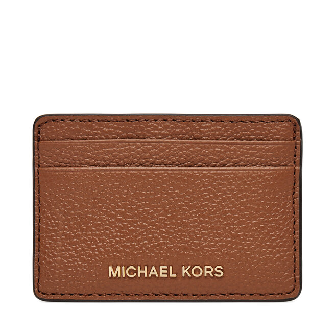 Etui na karty kredytowe MICHAEL Michael Kors 32F7GF6D0L Brązowy