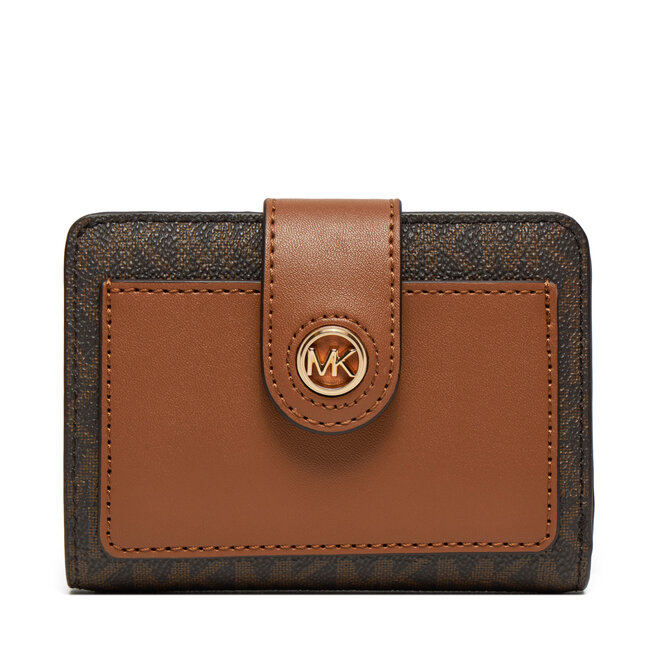 Mały Portfel Damski MICHAEL Michael Kors 32R4G0KF5B Brązowy