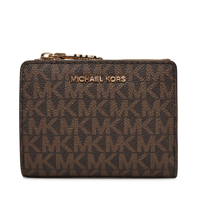 Mały Portfel Damski MICHAEL Michael Kors 32S5G8ED7V Brązowy