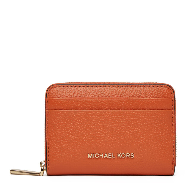 Mały Portfel Damski MICHAEL Michael Kors 32T4GJ6Z5L Pomarańczowy
