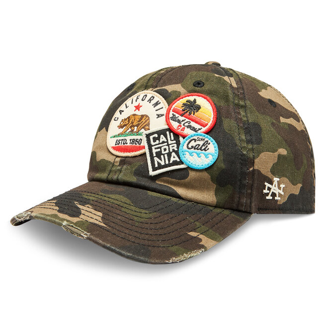 Czapka z daszkiem American Needle Iconic - CALI SMU705A-CALI Zielony