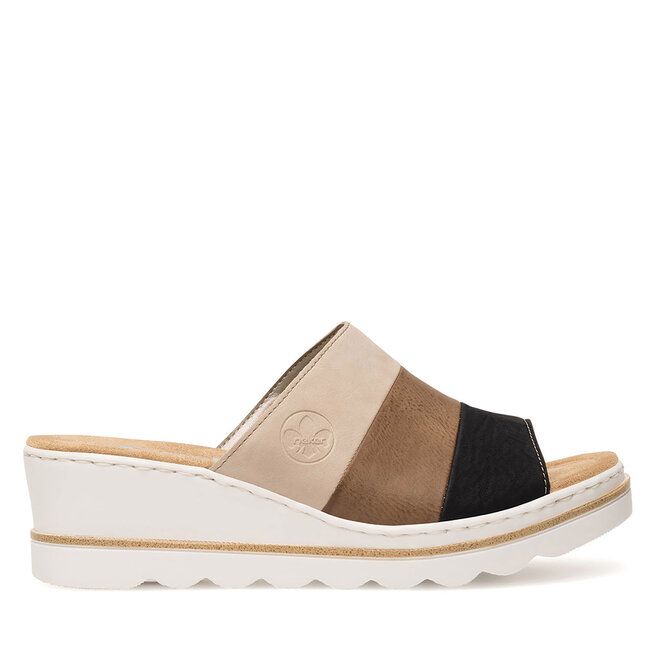 Klapki Rieker 67492-64 Kolorowy