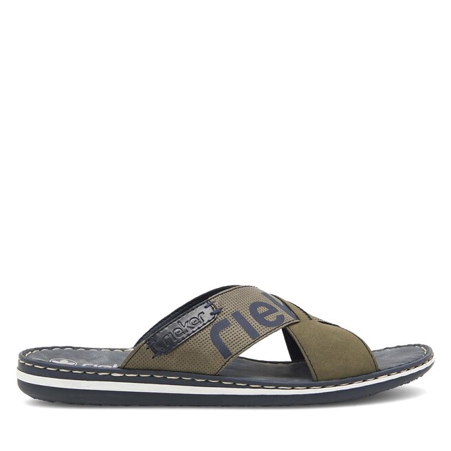 Klapki Rieker 21098-54 Khaki