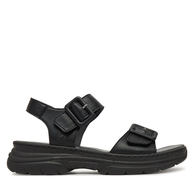 Sandały Rieker 66680-00 Czarny