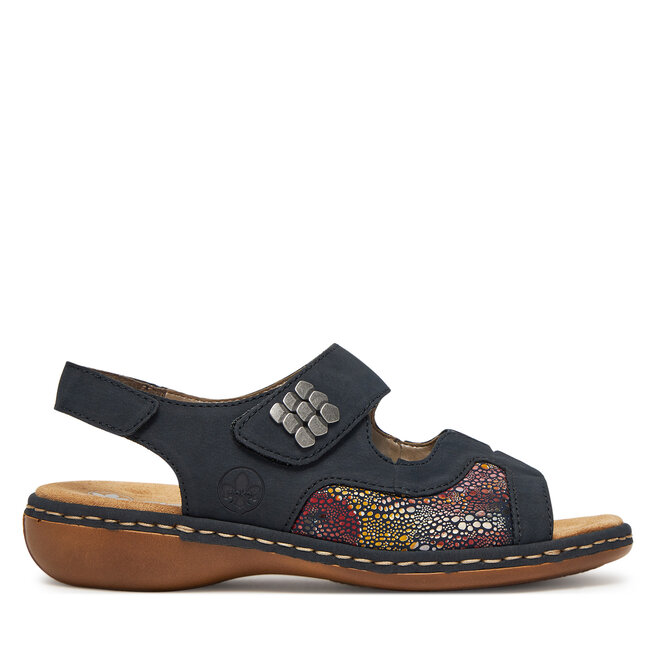 Sandały Rieker 65989-14 Granatowy