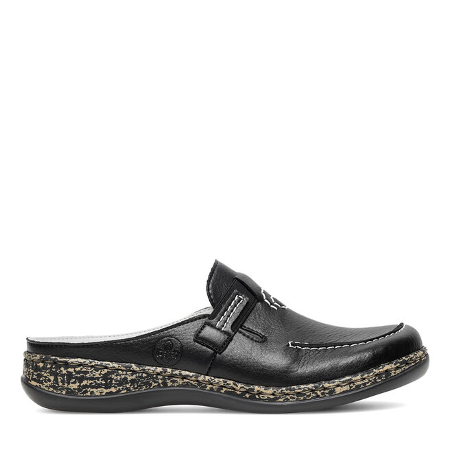 Klapki Rieker 46393-00 Czarny