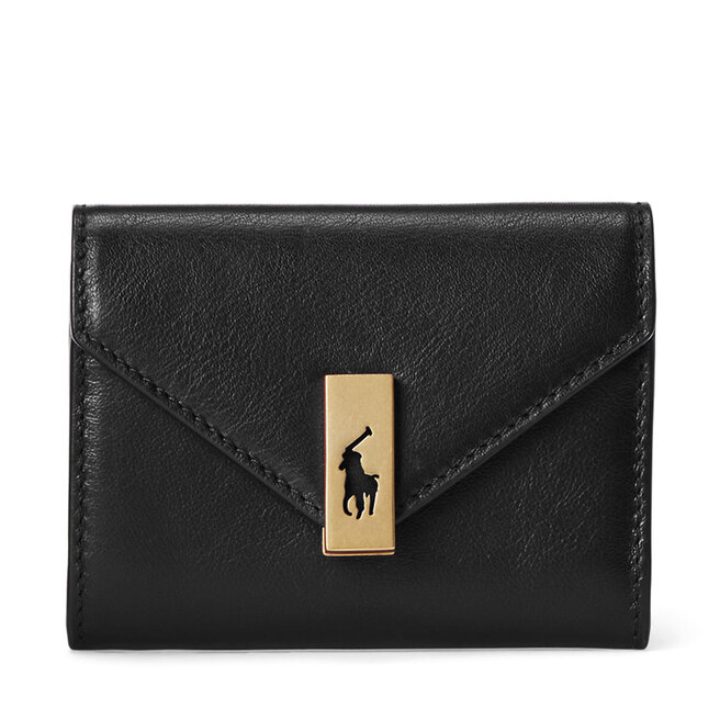 Mały Portfel Damski Polo Ralph Lauren 427886734001 Czarny