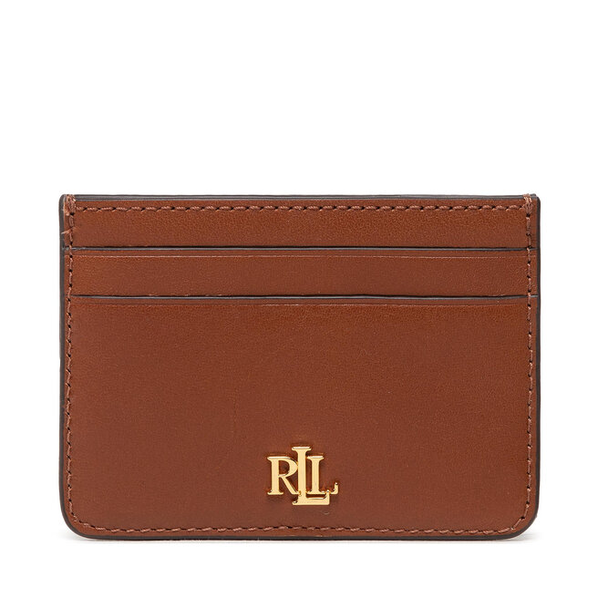 Etui na karty kredytowe Lauren Ralph Lauren Slim Card 432876732002 Brązowy