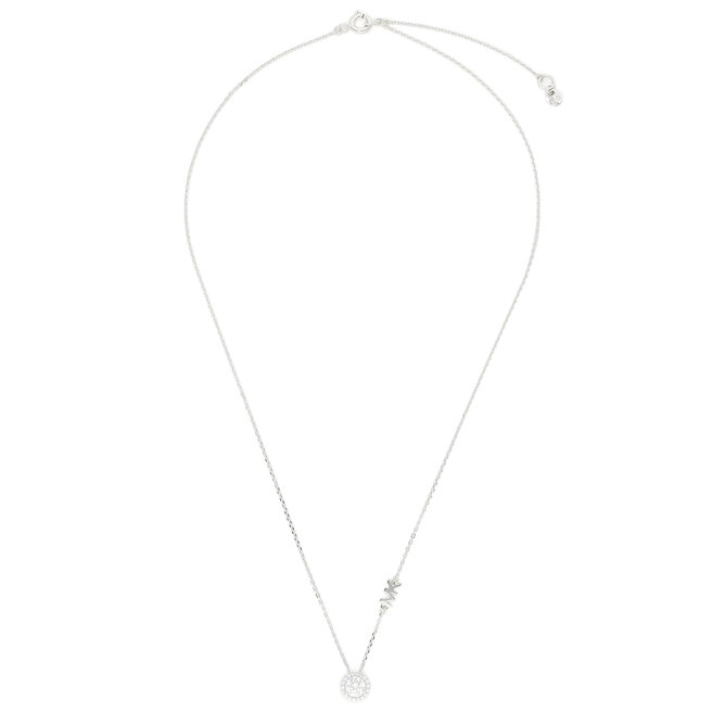 Naszyjnik Michael Kors Pave Halo Necklace MKC1208AN040 Srebrny