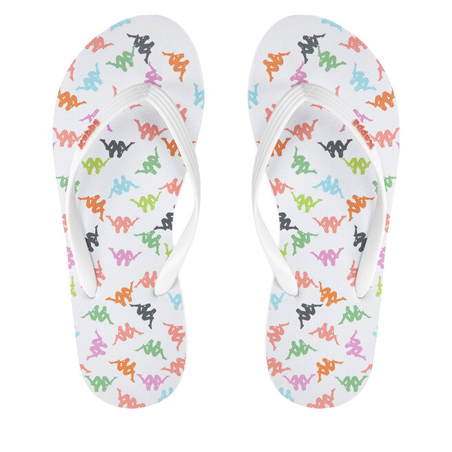 Japonki Kappa 351C22W White - Pink Coral - Pink Fuchsia Kolorowy