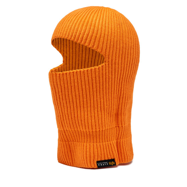 Kominiarka Alpha Industries Label Balaclava 138901 Pomarańczowy