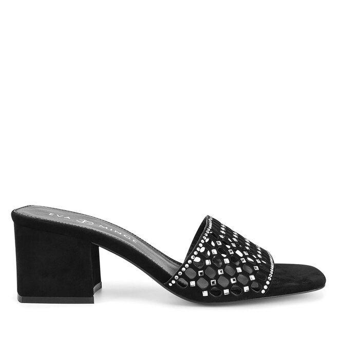 Klapki Eva Minge VERA-1559-2-1 Czarny