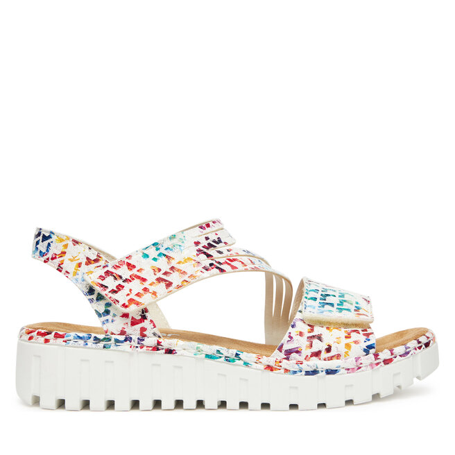 Sandały Rieker V1364-90 Biały