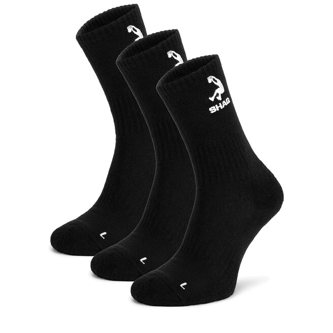 Skarpety Shaq AS_SHQ_H_001W_SS25 (3-PACK) Czarny