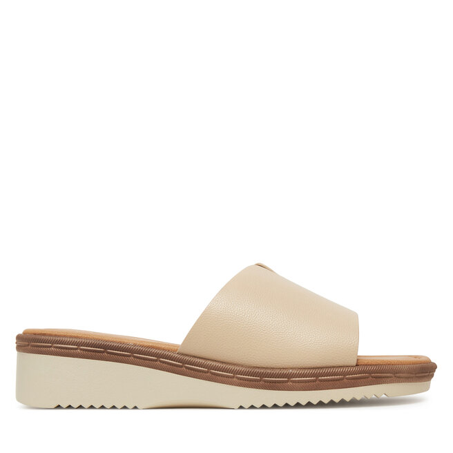 Klapki Clara Barson WFA3692-1 Écru