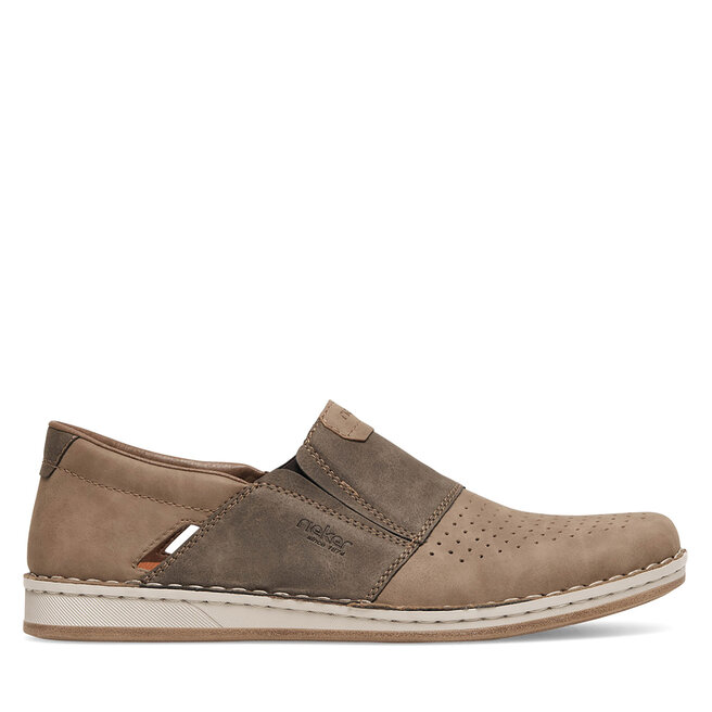 Półbuty Rieker 05455-64 Beżowy