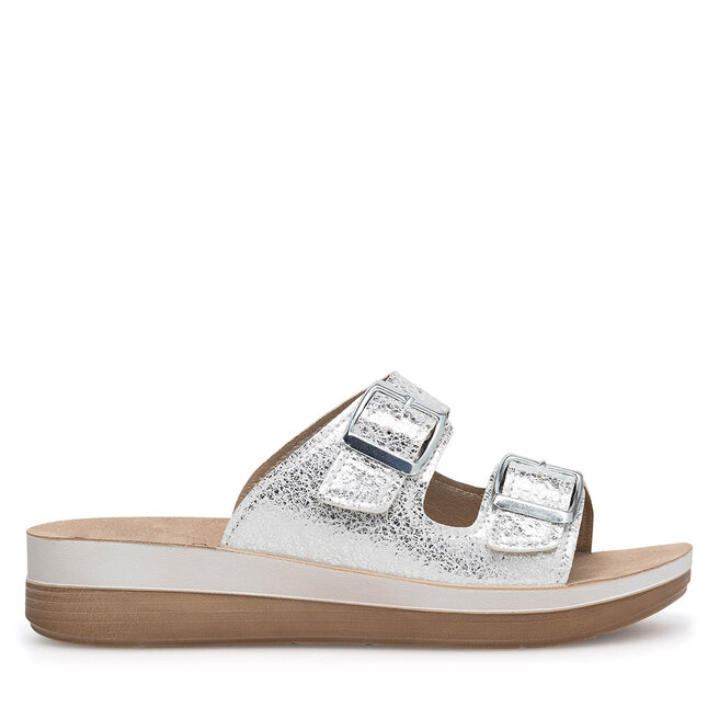 Klapki Inblu FT020400 Srebrny