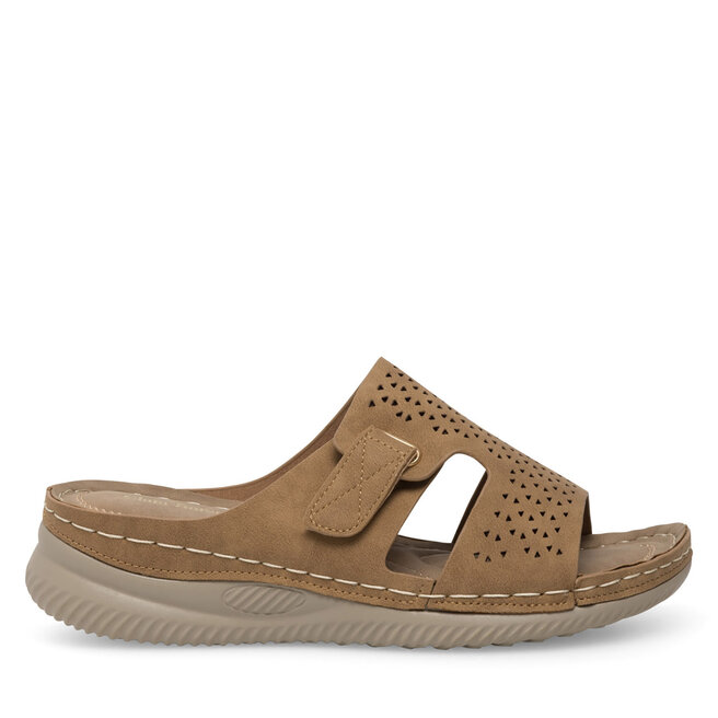 Klapki Clara Barson WYL05010-17 Beżowy