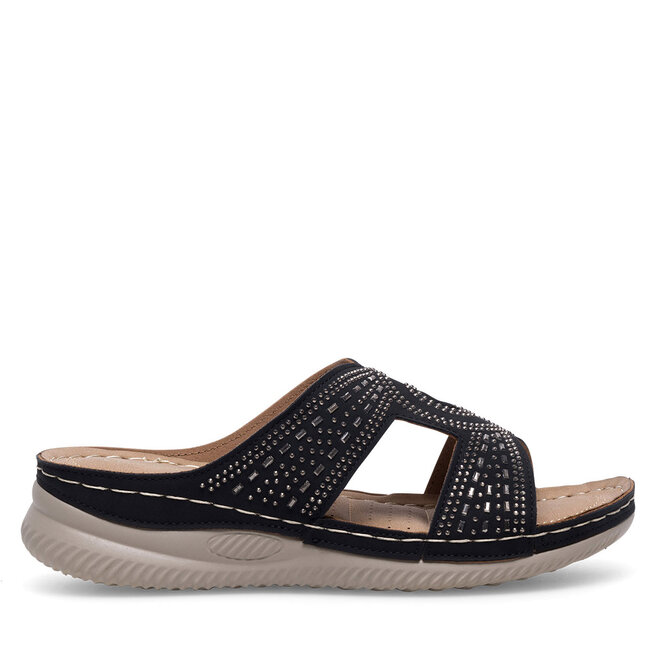 Klapki Clara Barson WYL05010-30 Czarny