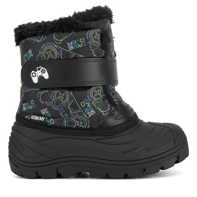 Śniegowce Action Boy P140224K Czarny
