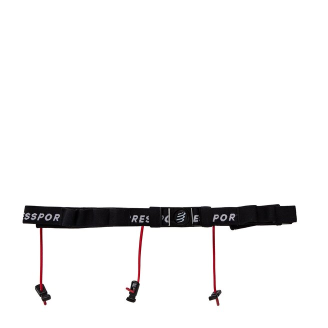 Pas sportowy Compressport Race Number Belt CU00013B Czarny