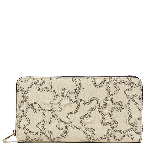 Duży Portfel Damski TOUS Kaos Icon 395910208 Beżowy