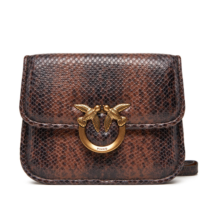 Torebka PINKO Love Box Bag Fl Mini PE 25 PLTT 104297 A2CH Brązowy