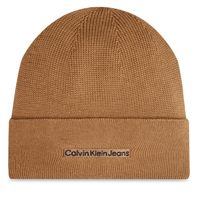 Czapka Calvin Klein Inst Embro K50K512452 Beżowy