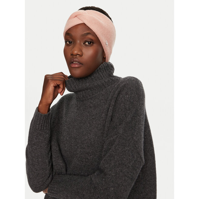 Zestaw czapka i opaska Calvin Klein K60K612622 Różowy