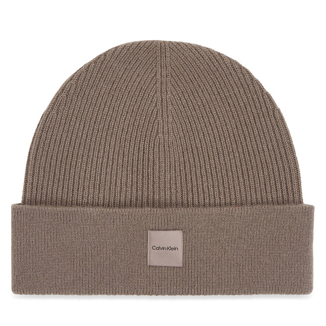 Czapka Calvin Klein Chunky K60K612584 Beżowy