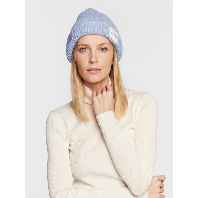 Czapka Tommy Jeans Elevated AW0AW14079 Błękitny