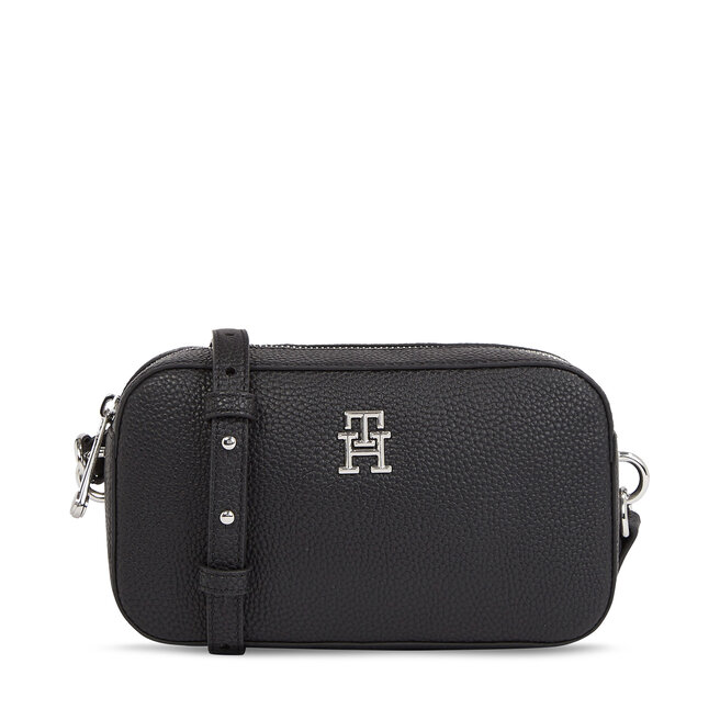 Torebka Tommy Hilfiger Th Emblem Camera Bag AW0AW15179 Czarny