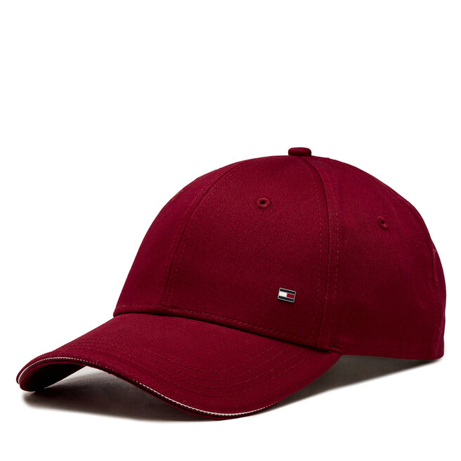 Czapka z daszkiem Tommy Hilfiger Th Corporate Cotton 6 Panel Cap AM0AM12035 Czerwony