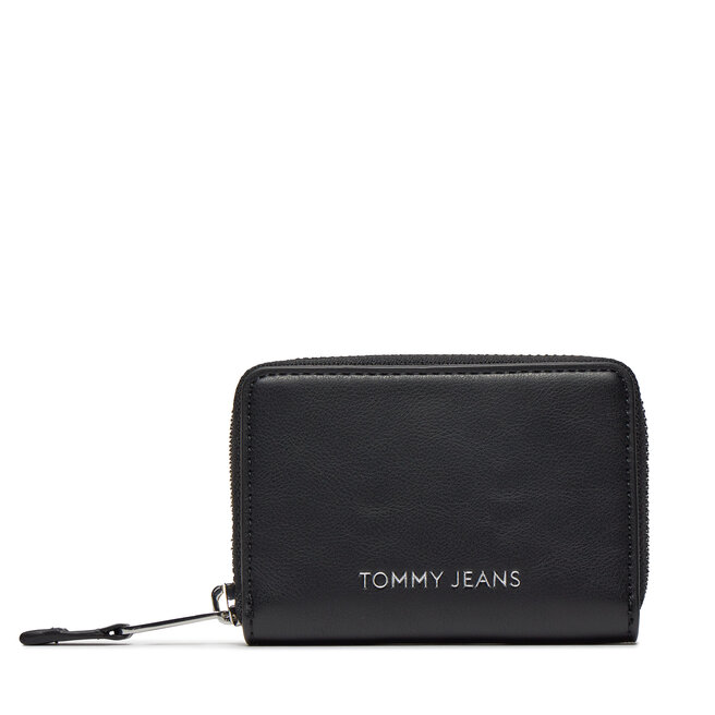 Mały Portfel Damski Tommy Jeans Tjw Ess Must Small Za AW0AW15833 Czarny