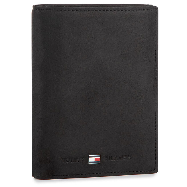 Duży Portfel Męski Tommy Hilfiger Johanson N/S Wallet W/Coin Pocket AM0AM00664 Czarny
