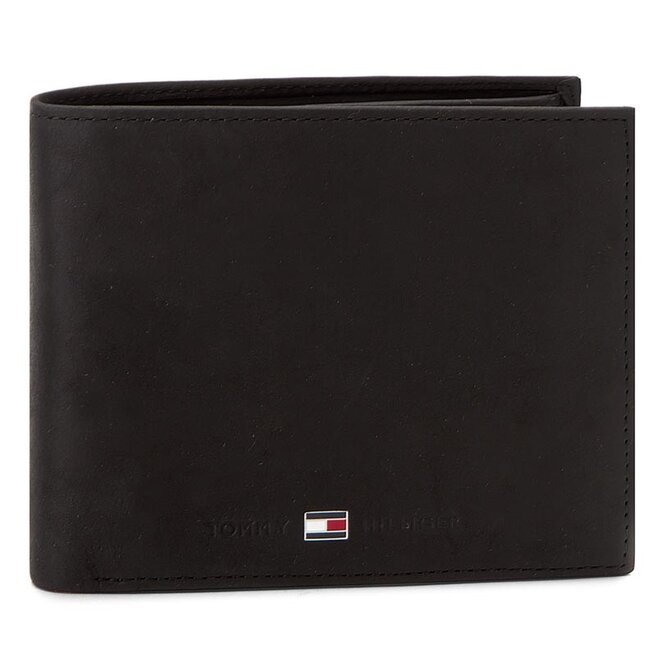 Portfel Tommy Hilfiger Johnson Trifold AM0AM00665 Czarny