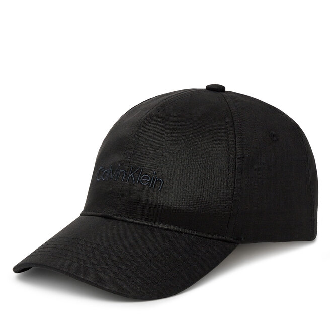 Czapka z daszkiem Calvin Klein Emb Logo LV04D5024G Czarny