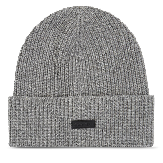 Czapka Calvin Klein Daddy Wool Beanie K50K510984 Szary
