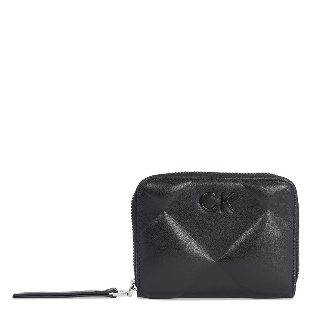 Duży Portfel Damski Calvin Klein Quilt K60K611783 Czarny