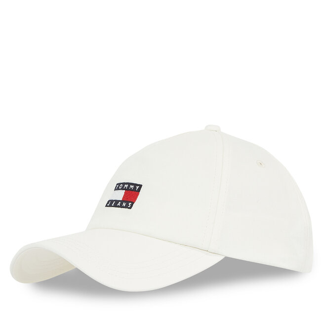 Czapka z daszkiem Tommy Jeans Tjw Heritage Core 5 Panel Cap AW0AW16991 Biały