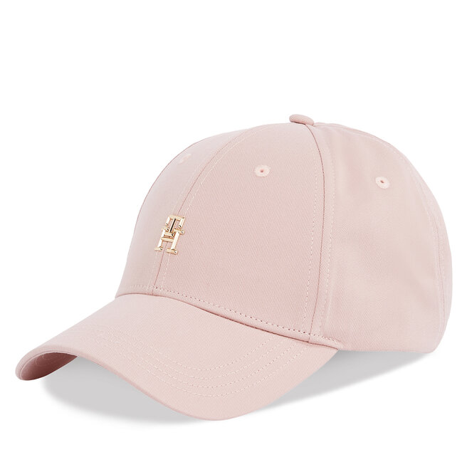 Czapka z daszkiem Tommy Hilfiger Elevated Chic Cap AW0AW17128 Różowy