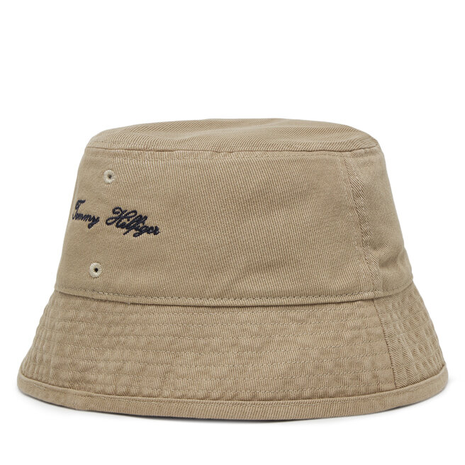 Kapelusz Tommy Hilfiger Seasonal Flag Bucket AM0AM13384 Beżowy