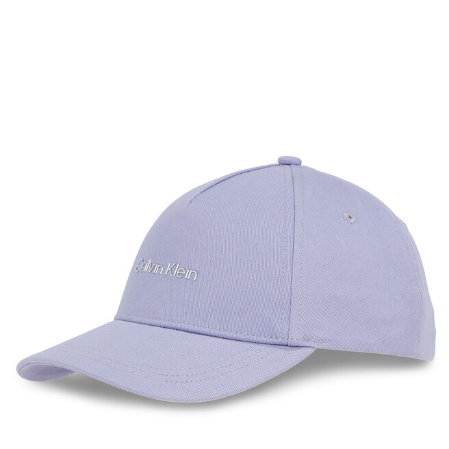 Czapka z daszkiem Calvin Klein Ck Must Tpu Logo Cap K60K610525 Fioletowy